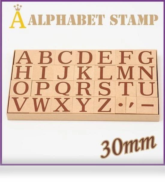 Alphabet Stamp 30mm — Metal Stamping Tools, Stamp Studio