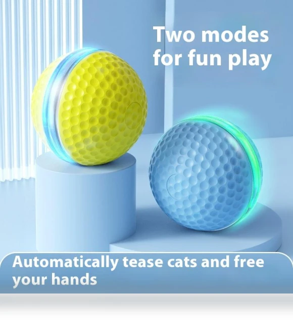 Automatic Rolling Ball Pet Toy — Cat Playthings, Pansyf