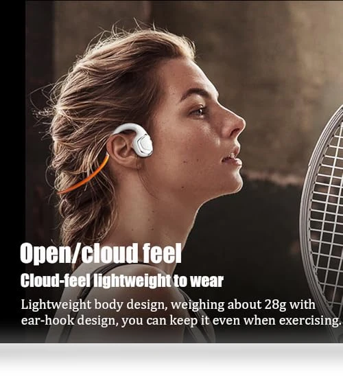 Bone Conduction Running Headphones — Over-Ear Headphones, MOCANIO