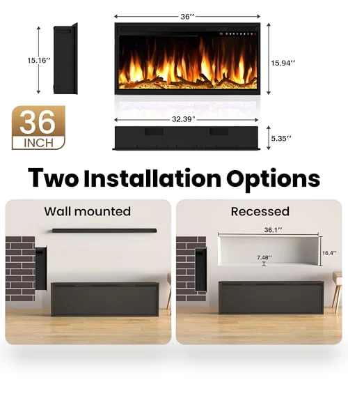Electric Fireplace Heater — Electric Heating Solutions, Riseon