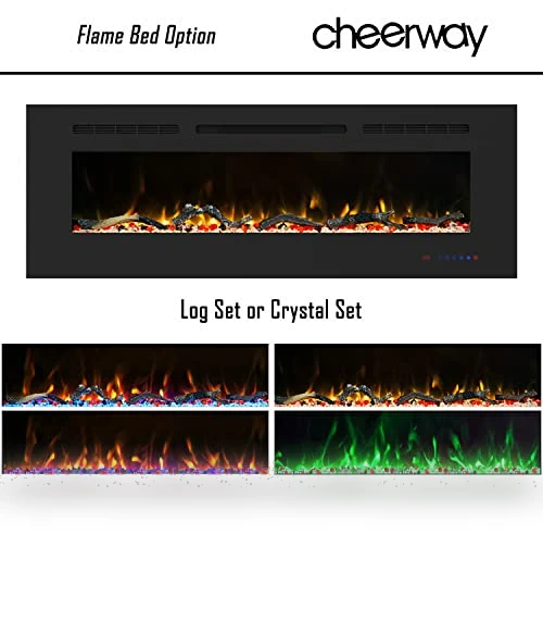 Electric Fireplace with Heater — Electric Heating Solutions, Cheerway
