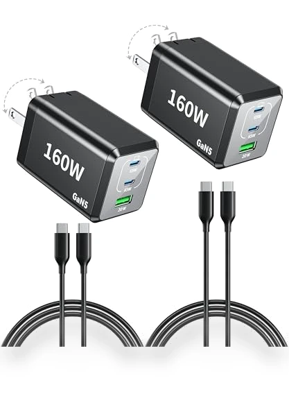 Fast Charger 160W Compact Foldable 3 Port Charging Station — Chargers, shenzhenshiquanshengdamaoyiyouxiangongsi