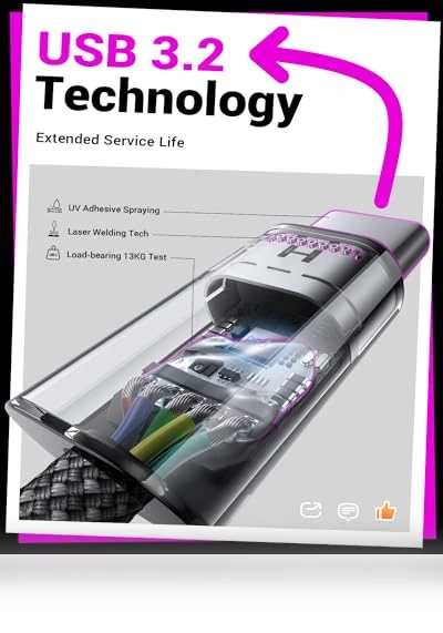 Fast Charging USB to USB C Cable — Cables, LISEN