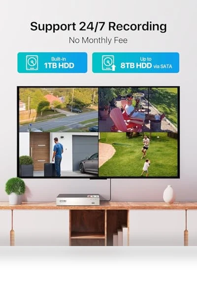 Home Security Camera System — Smart Home Security, ZOSI
