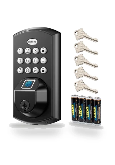 Keypad Fingerprint Door Lock — Smart Home Security, DESLOC