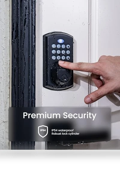 Keypad Fingerprint Door Lock — Smart Home Security, DESLOC