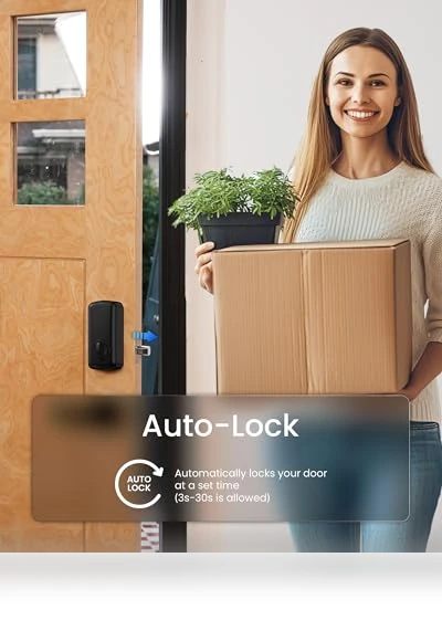 Keypad Fingerprint Door Lock — Smart Home Security, DESLOC