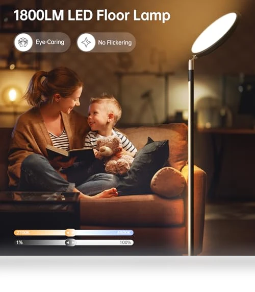 LED Smart Floor Lamp — Standing Lights, SMAVISTA