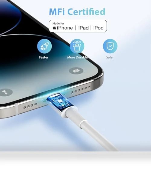 Lightning to USB Charging Cord — Cables, Mitesbony