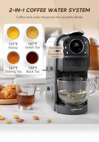 Multi-Capsule Espresso Machine — Coffee & Espresso Combos, PURHUGO CHEF