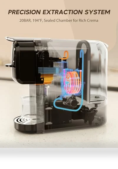 Multi-Capsule Espresso Machine — Coffee & Espresso Combos, PURHUGO CHEF