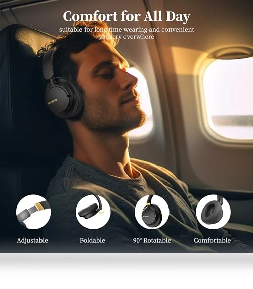 Noise Cancelling Headphones — Over-Ear Headphones, Falebare