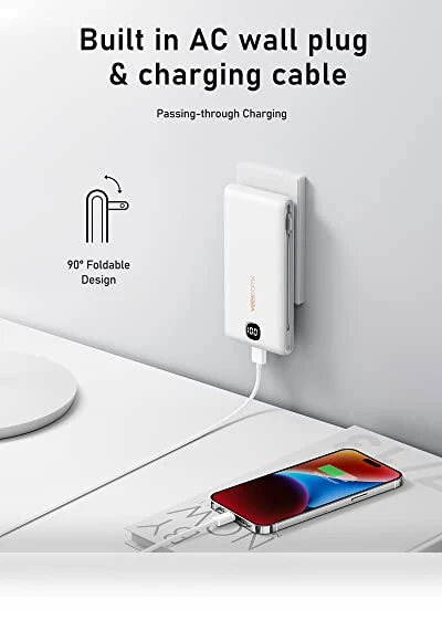 Portable Charger with Built in Cables — Chargers, VEEKTOMX