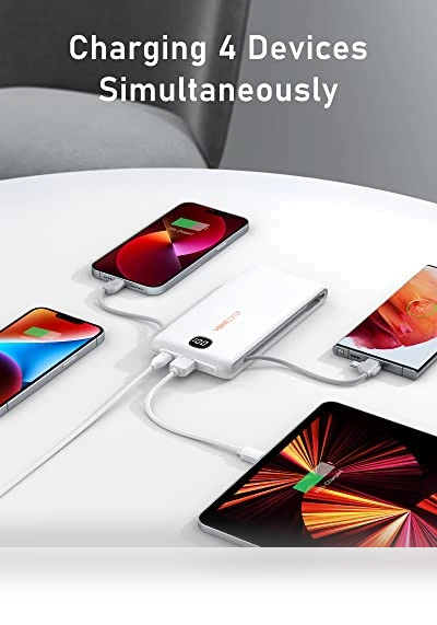 Portable Charger with Built in Cables — Chargers, VEEKTOMX