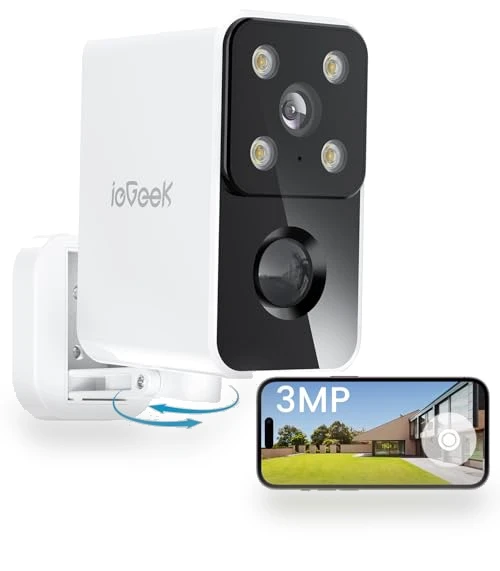 Security Camera Wireless Outdoor Pan Rotating — Security Cameras, iegeek