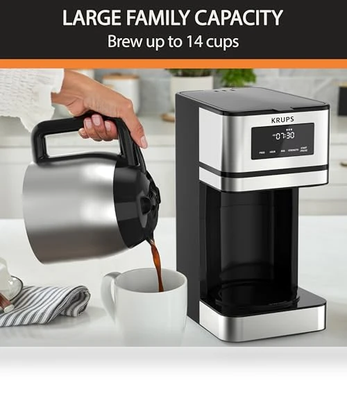 Simply Brew Programmable Coffee Maker — Coffee & Espresso Combos, KRUPS