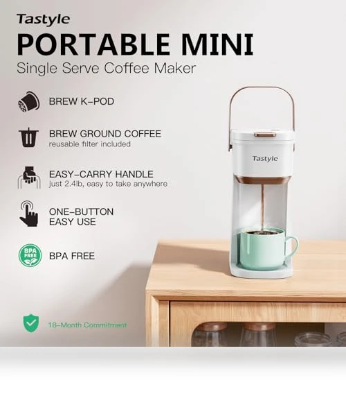 Single Serve One Cup Coffee Maker — Hand Coffee Grinders, Tastyle
