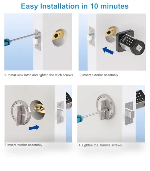 Smart Deadbolt Lock — Keyless Entry, YOUDO