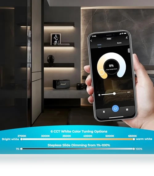 Smart Under Cabinet Lighting 6 Bars — Under-Cabinet Mounts, VST