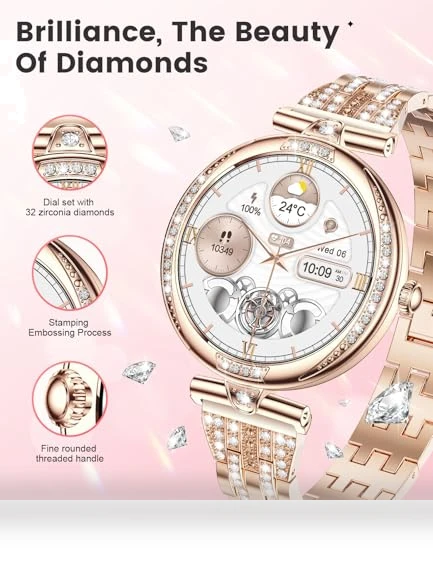 Smart Watch with Diamonds — Smartwatches, LIGE