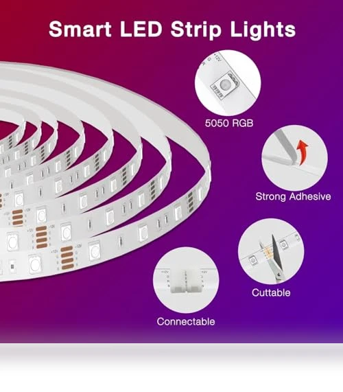 Smart WiFi LED Lights — LED Strips, DAYBETTER