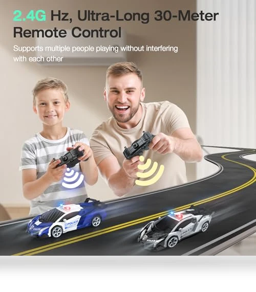 Transform Robot RC Cars with Flashing Light — Remote Control Cars, KKM