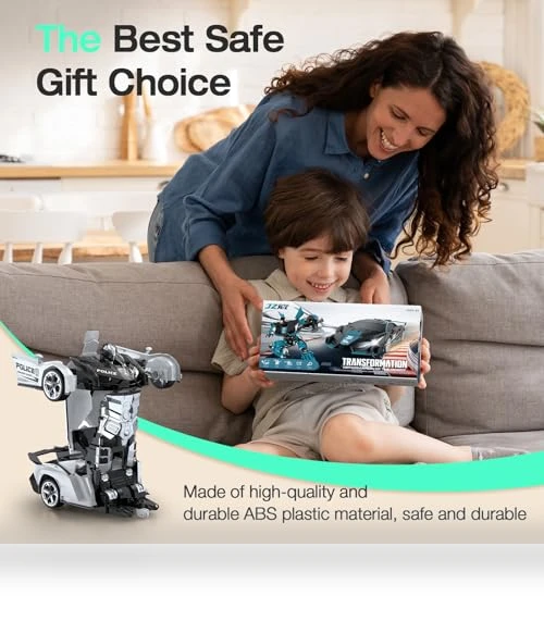 Transform Robot RC Cars with Flashing Light — Remote Control Cars, KKM