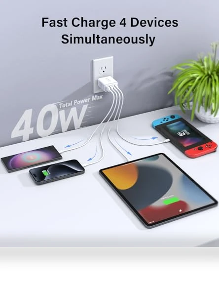 USB C Charger Block — Chargers, BOVICAS