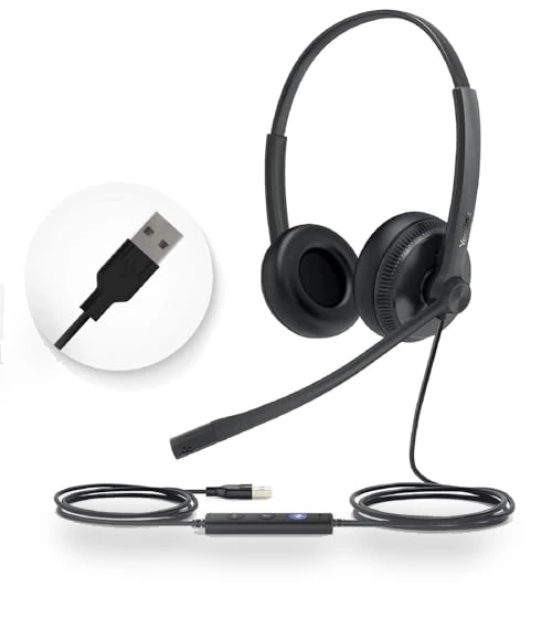 USB Headset with Noise Cancelling Microphone — Headsets, Yealink