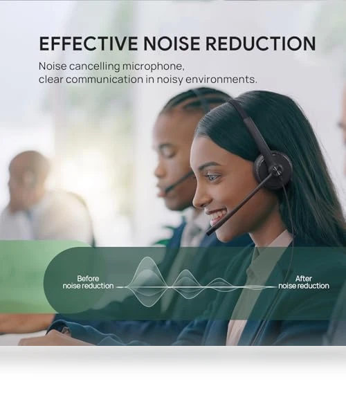 USB Headset with Noise Cancelling Microphone — Headsets, Yealink