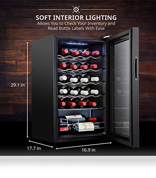 24 Bottle Compressor Wine Cooler Refrigerator — Wine Storage Solutions, Ivation