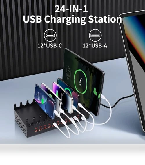 300W Charging Station for Multiple Devices — Power Hubs, Dongguan Zeen Tengxiang Technology Co., Ltd