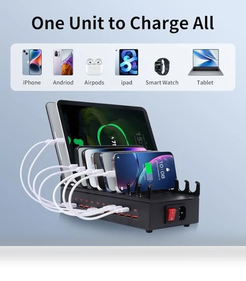 300W Charging Station for Multiple Devices — Power Hubs, Dongguan Zeen Tengxiang Technology Co., Ltd