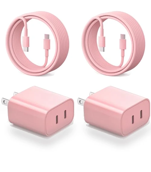 40W Dual Port USB C Wall Charger with 6FT USB C to C Cable — Chargers, Shenzhen Dipinle Technology Co., Ltd