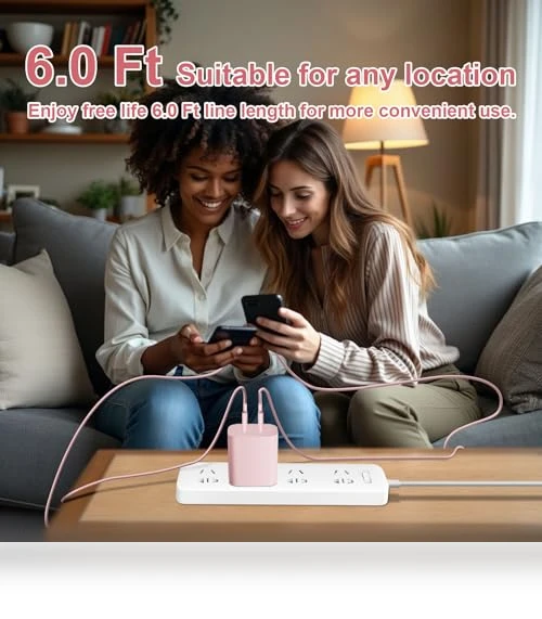 40W Dual Port USB C Wall Charger with 6FT USB C to C Cable — Chargers, Shenzhen Dipinle Technology Co., Ltd