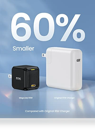 65W PD USB C Charger with LED Display Cable — Chargers, AOHI