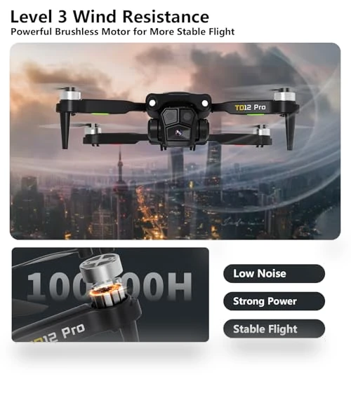 Brushless Motor Drone with 4K Camera — Drones, Toladrone