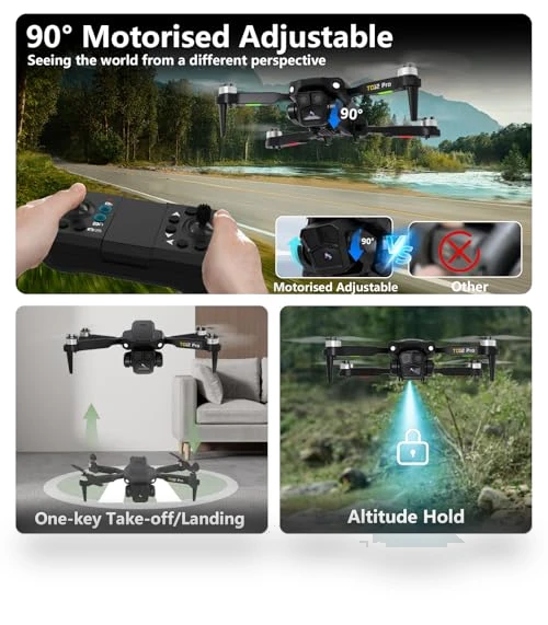Brushless Motor Drone with 4K Camera — Drones, Toladrone