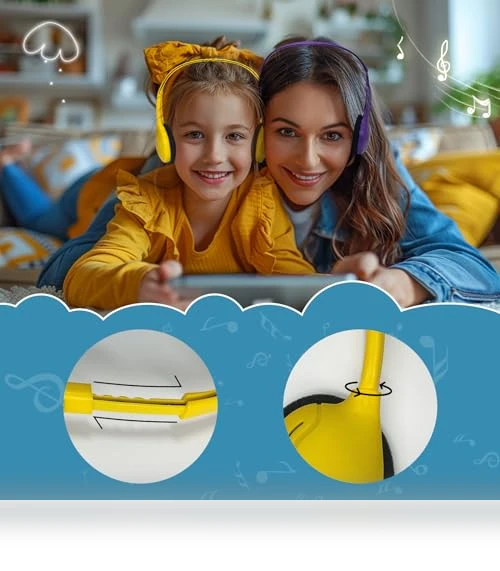Bulk Headphones for Kids — In-Ear Headphones, WAHUWAY