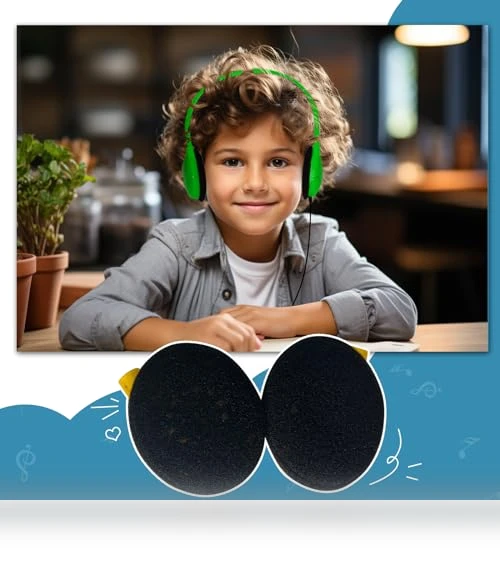 Bulk Headphones for Kids — In-Ear Headphones, WAHUWAY