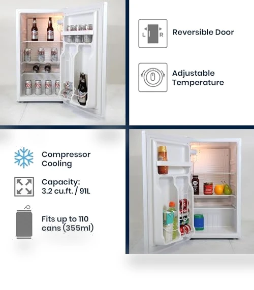 Compact Beverage Refrigerator — Mini Fridges, Koolatron