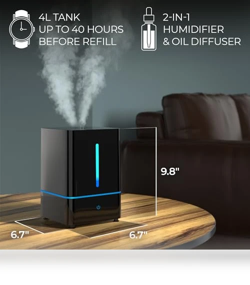 Cool Mist Humidifier — Air Moisturizers, Everlasting Comfort