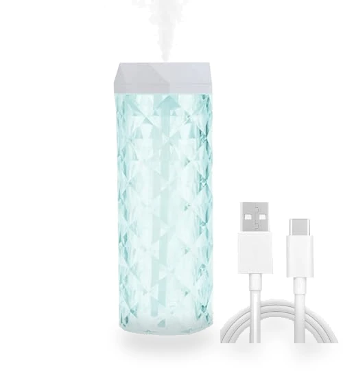 Crystal Humidifier with LED Night Light — Air Moisturizers