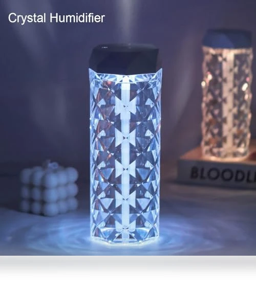 Crystal Humidifier with LED Night Light — Air Moisturizers