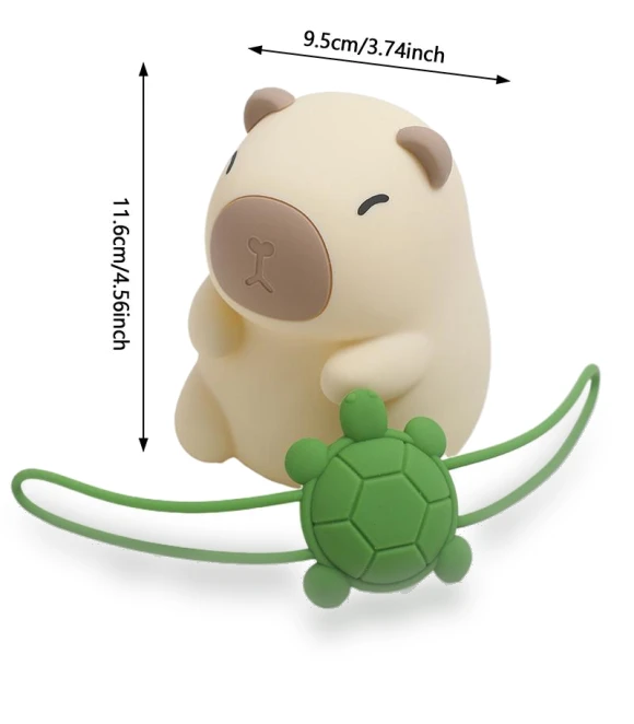 Cute Capybara Night Light — Night Lights, For Season