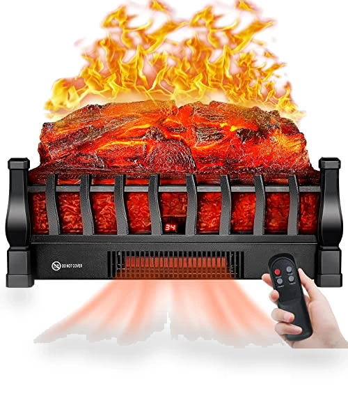 Electric Fireplace Logs Inserts Heater — Portable Heating Solutions, Alpaca