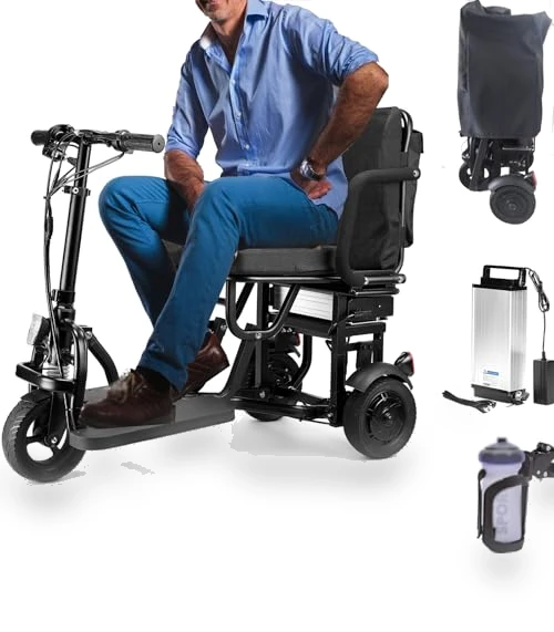 Folding Mobility Scooter — Push Scooters, Jiangsu Jingzhuo Yuantai machinery co. Ltd