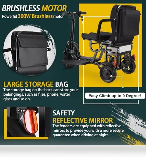 Folding Mobility Scooter — Push Scooters, Jiangsu Jingzhuo Yuantai machinery co. Ltd