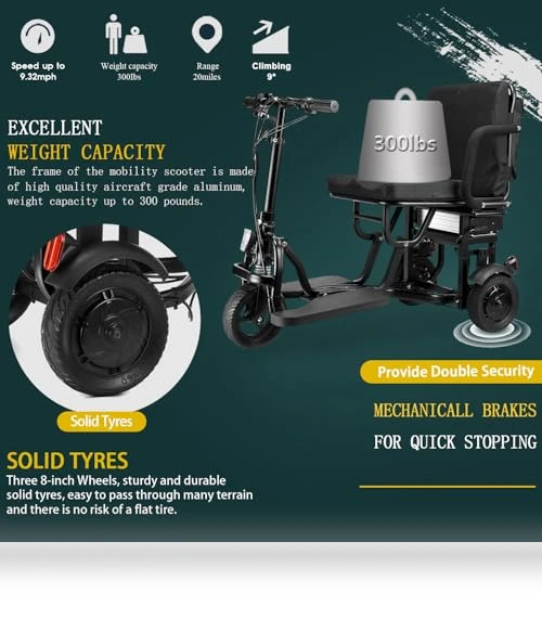 Folding Mobility Scooter — Push Scooters, Jiangsu Jingzhuo Yuantai machinery co. Ltd