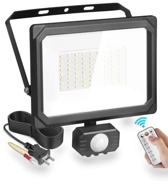 LED Sensor Motion Flood Light — Outdoor Security & Flood Lighting, SAMURAI STYLE